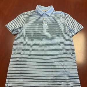 Calvin Klein Striped Polo Shirt Mens sz M